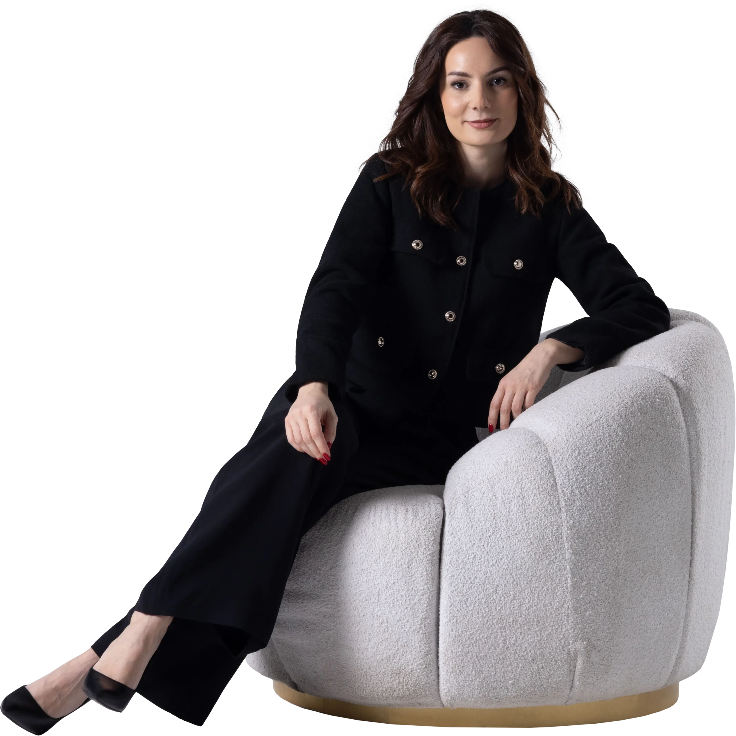 Katarina Dimitrijević u fotelji - uvodni coaching razgovor